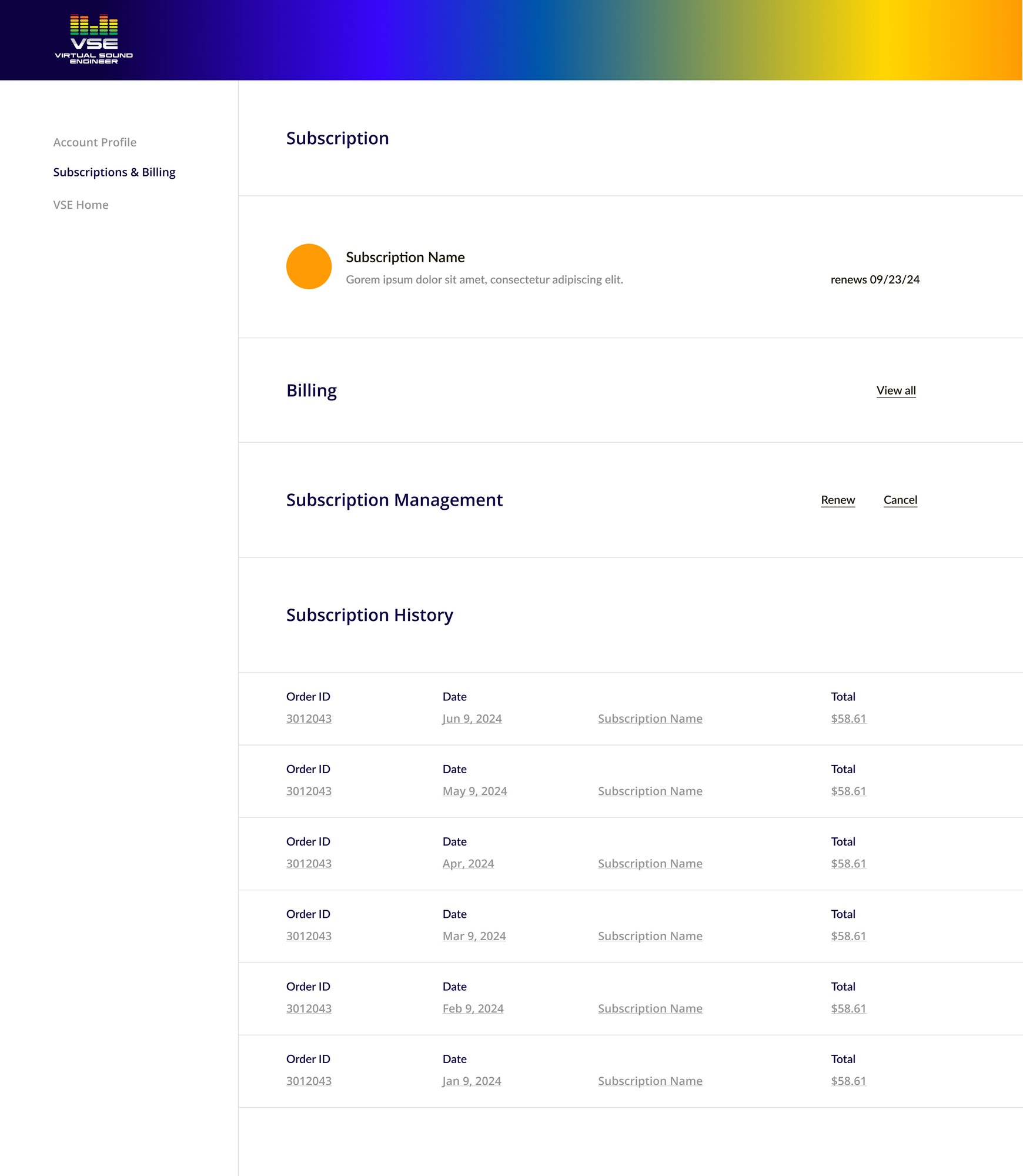 Subscriptions & Billing